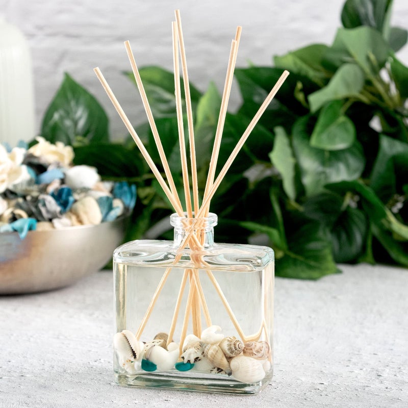 ANDALUCA Pacific Isles Botanical Reed Diffuser | 7.5 fl oz | Aromas of Vanilla, Sandalwood and Sea Salt Multi Color - Image 5